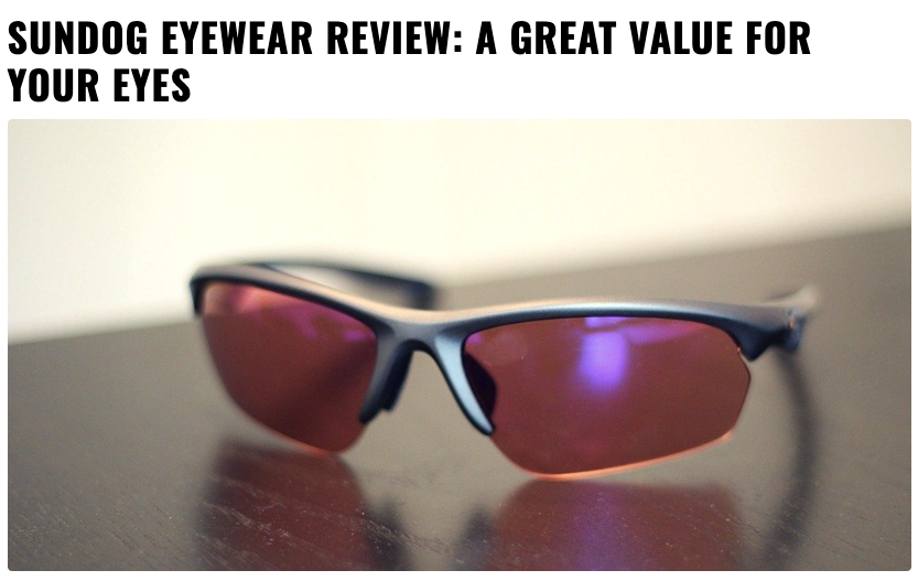 Sundog shop eyewear review