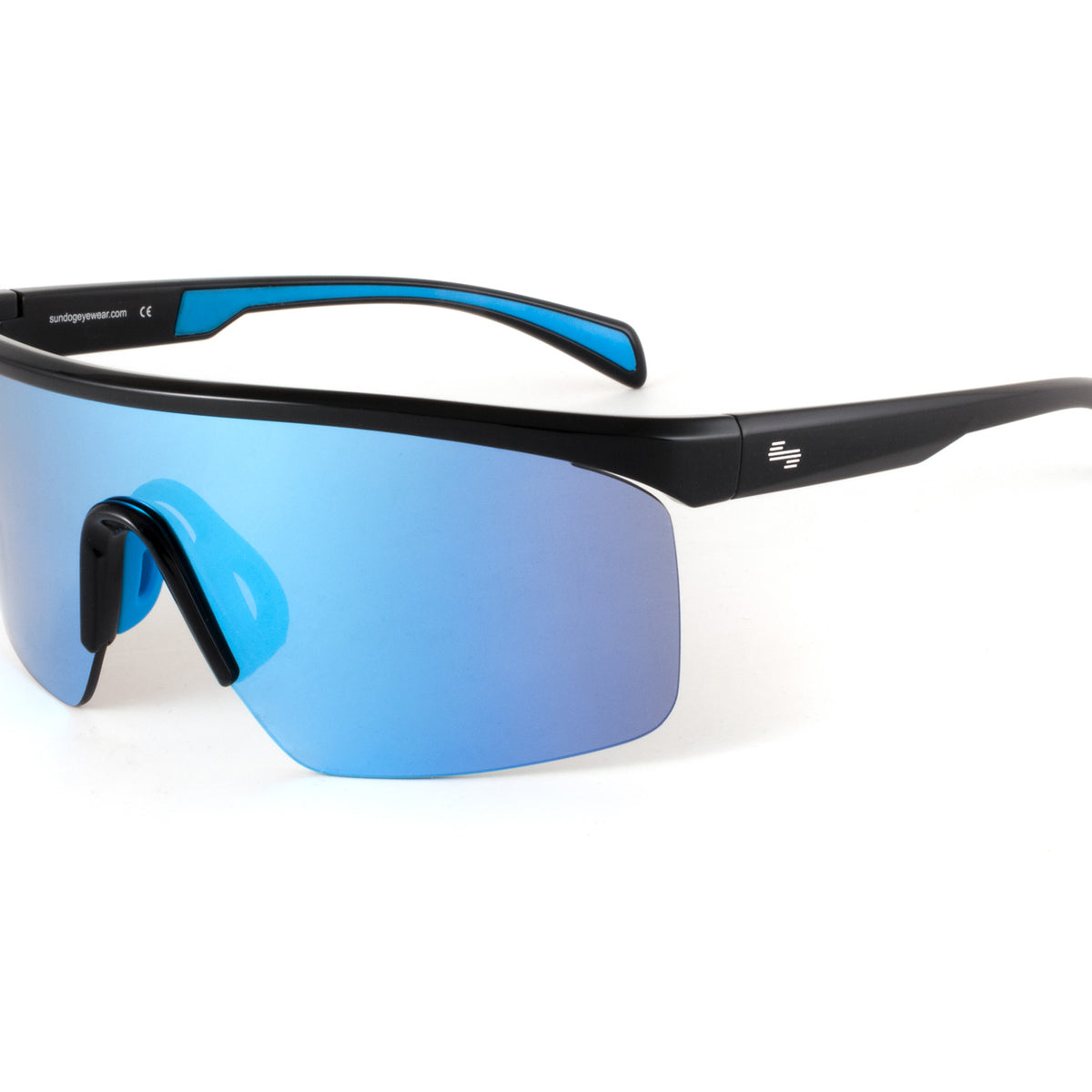 MAVERICK SD-C7 Polycarbonate Lens Sunglasses – Black/Grey-Icy Blue