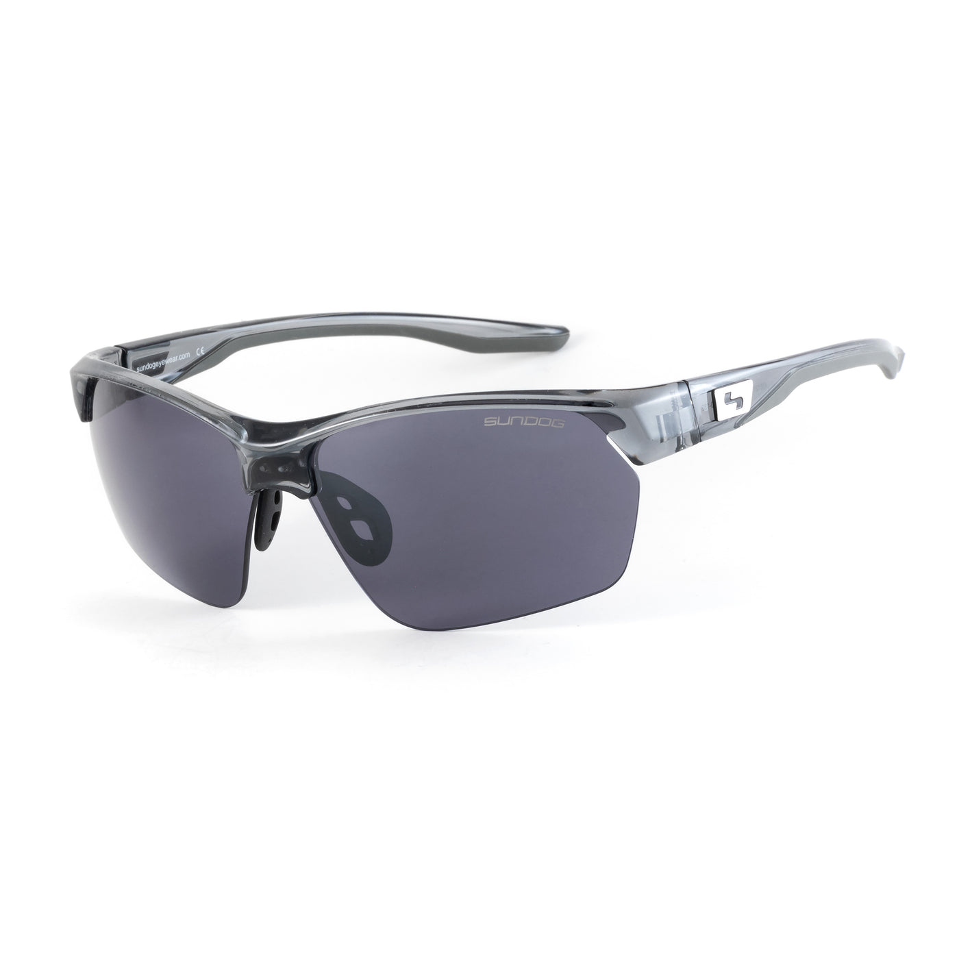 HUGE FAN SD-C7 Polycarbonate Lens Sunglasses – Matte Black/Brown-Blue ...